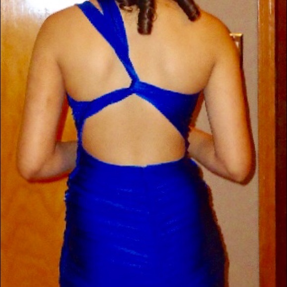 SOLD!! Cobalt Blue After 5 Dress - Picture 2 of 5